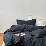 Bedding Set Breathable Cotton Blend Reversible Pattern