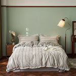 Bedding Set Breathable Cotton Canvas Long Zipper