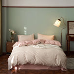 Bedding Set Breathable Cotton Canvas Long Zipper