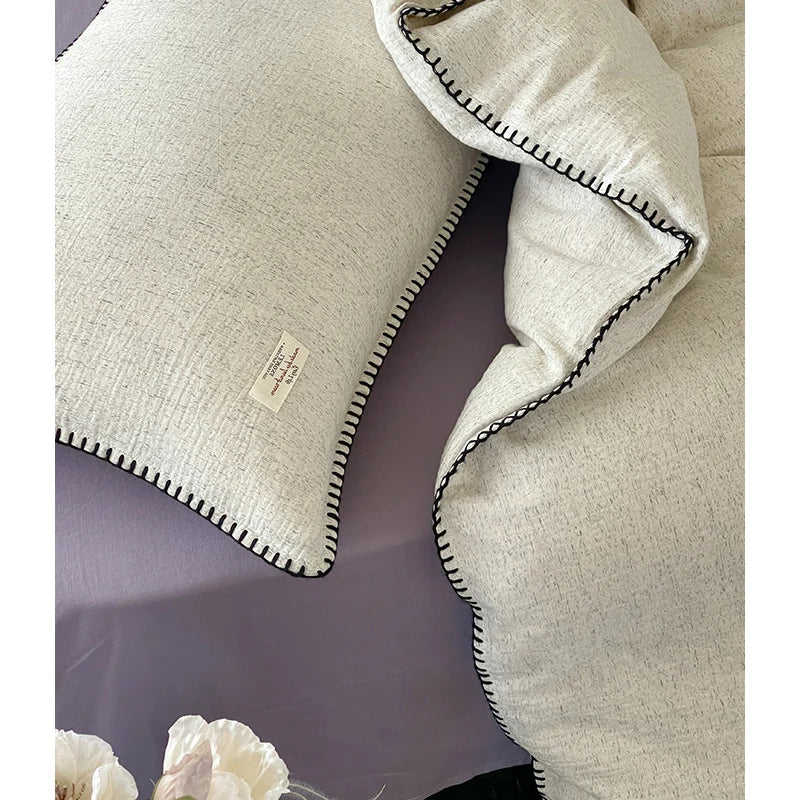 Bedding Set Breathable Cotton-Linen Moisture-Regulating