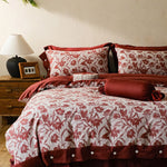 Bedding Set Breathable Cotton-Linen Reversible