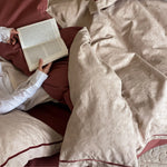 Bedding Set Breathable Cotton-Lyocell Reversible 4-Piece