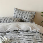 Bedding Set Breathable Cotton Machine Washable Set of 4