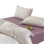 Bedding Set Breathable Cotton Percale Subtle Floral