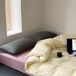 Bedding Set Breathable Cotton Percale Voluminous Quilting