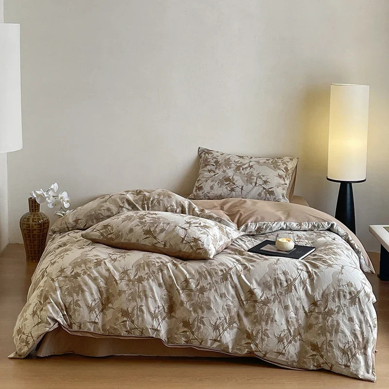 Bedding Set Breathable Cotton Reversible Hypoallergenic