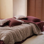 Bedding Set Breathable Percale Top & Satin Back