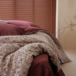 Bedding Set Breathable Percale Top & Satin Back