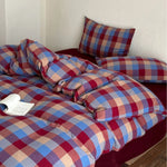 Bedding Set Breathable Soft-Washed Cotton Lace Trim