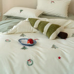 Bedding Set Cotton Embroidered Breathable