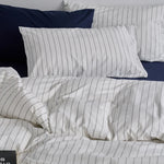 Bedding Set Cotton Linen Breathable Concealed Zipper