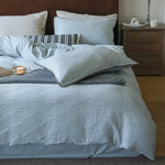 Bedding Set Cotton-Linen Breathable Textured & Quilted