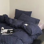 Bedding Set Cotton Percale Breathable 4-Piece Hotel Closure