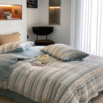 Bedding Set Cotton Percale Breathable Embroidered