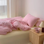 Bedding Set Cotton Percale Breathable Reversible Duvet