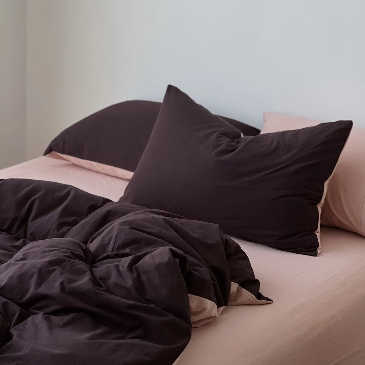 Bedding Set Cotton Percale Breathable Reversible Duvet