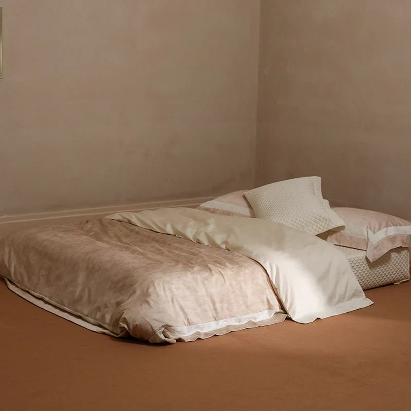 Bedding Set Cotton Percale Breathable Ruffle Four Piece