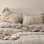 Bedding Set Cotton Percale Floral Woven 4-Piece