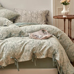 Bedding Set Cotton Percale Floral Woven 4-Piece