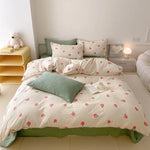 Bedding Set Cotton Percale Reversible Breathable & Cool Surface