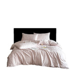 Bedding Set Cotton Satin Breathable Check Pattern 4-Piece