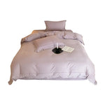 Bedding Set Cotton Satin Breathable Wrinkle-Resistant 4-Piece