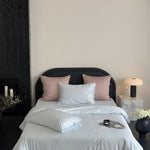 Bedding Set Cotton Satin Butterfly Embroidery 4-Piece Set