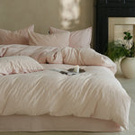 Bedding Set Cotton Satin Floral Jacquard Machine Washable