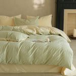 Bedding Set Cotton Satin Floral Jacquard Machine Washable