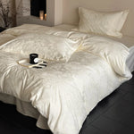 Bedding Set Cotton Satin Jacquard Breathable Skin-Friendly