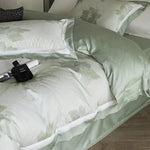 Bedding Set Cotton Satin Large Floral Machine Washable