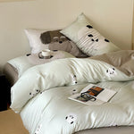Bedding Set Cotton Satin Reversible Panda Design