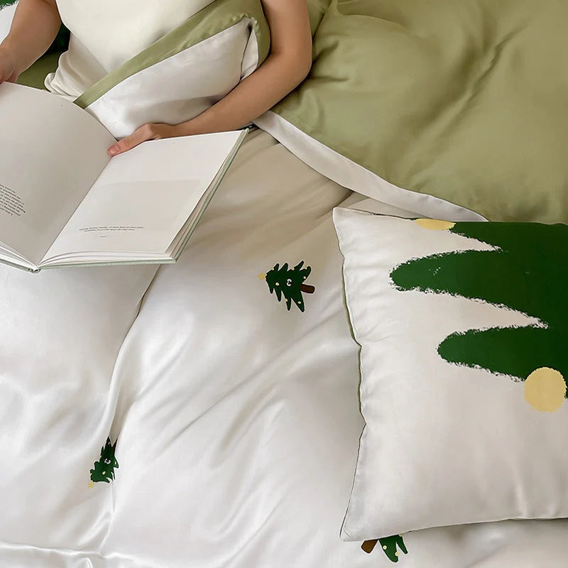 Bedding Set Cotton Satin Reversible Panda Design