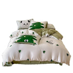 Bedding Set Cotton Satin Reversible Panda Design