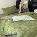 Bedding Set Cotton Satin Reversible Set of 4