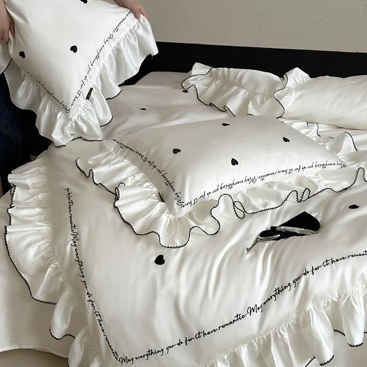 Bedding Set Cotton Satin Temperature-Regulating