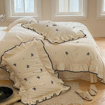 Bedding Set Cotton Satin Temperature-Regulating 4-Piece