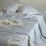 Bedding Set Cotton Satin Temperature-Regulating Concealed Closure