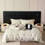 Bedding Set Fine Cotton Satin Reversible 4-Piece Set
