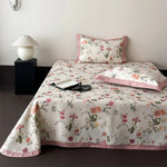 Bedding Set Fine Cotton Satin Toile-de-Jouy Print