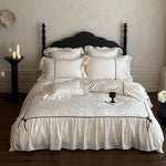 Bedding Set Jacquard Breathable Cotton 4-Piece Set