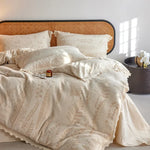 Bedding Set Jacquard Linen Breathable & Antibacterial