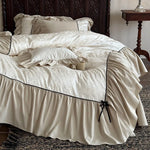 Bedding Set Jacquard Ruffled Edge 4-Piece