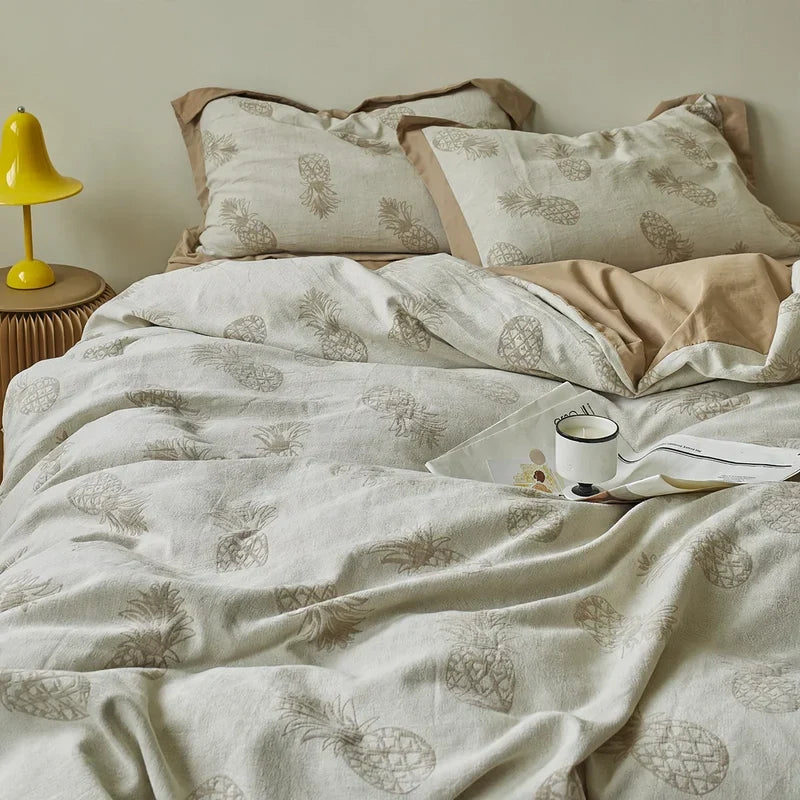 Bedding Set Jacquard Weave Pure Cotton Breathable
