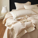 Bedding Set Long-Staple Cotton Embroidered 4-Piece