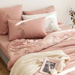 Bedding Set Long-Staple Cotton Enzyme-Washed 4-Piece