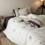 Bedding Set Long-Staple Cotton Fleece-Backed Breathable Comfort