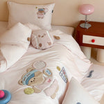 Bedding Set Long-Staple Cotton Fleece-Backed Breathable Comfort
