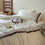 Bedding Set Long-Staple Cotton Fleece-Backed Breathable Comfort