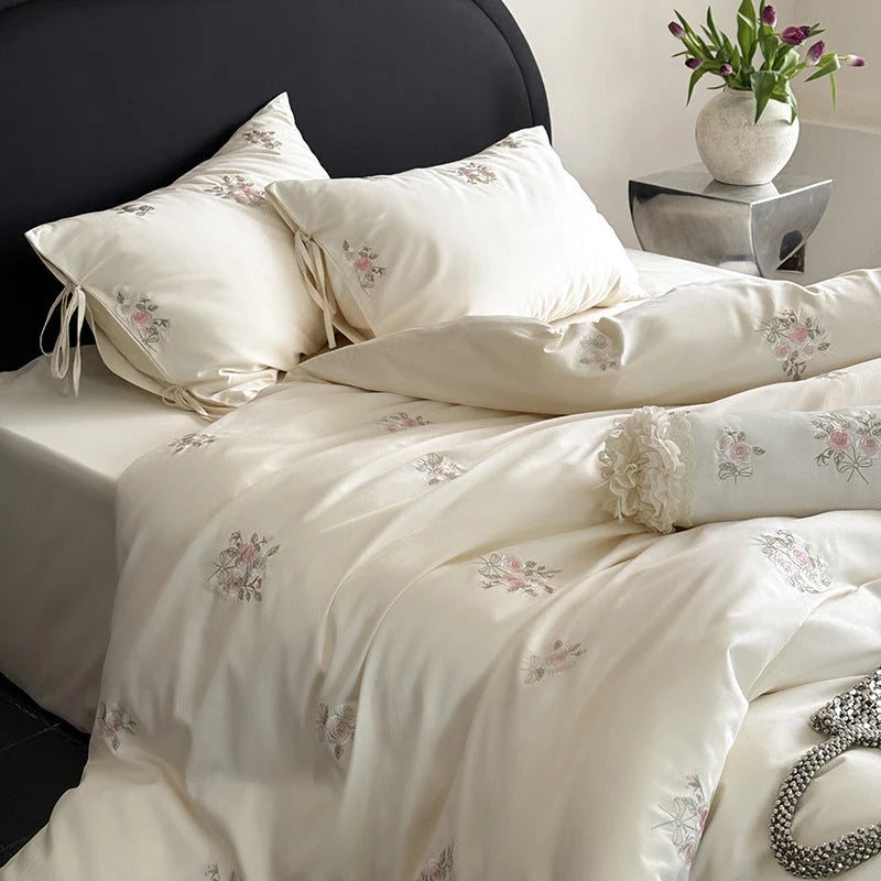 Bedding Set Long-Staple Cotton Fleece-Backed Breathable Comfort